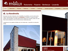 Tablet Screenshot of locandalarondinella.com